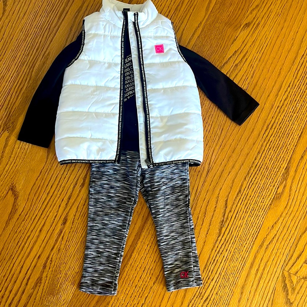Toddler girl Calvin Klein outfit
